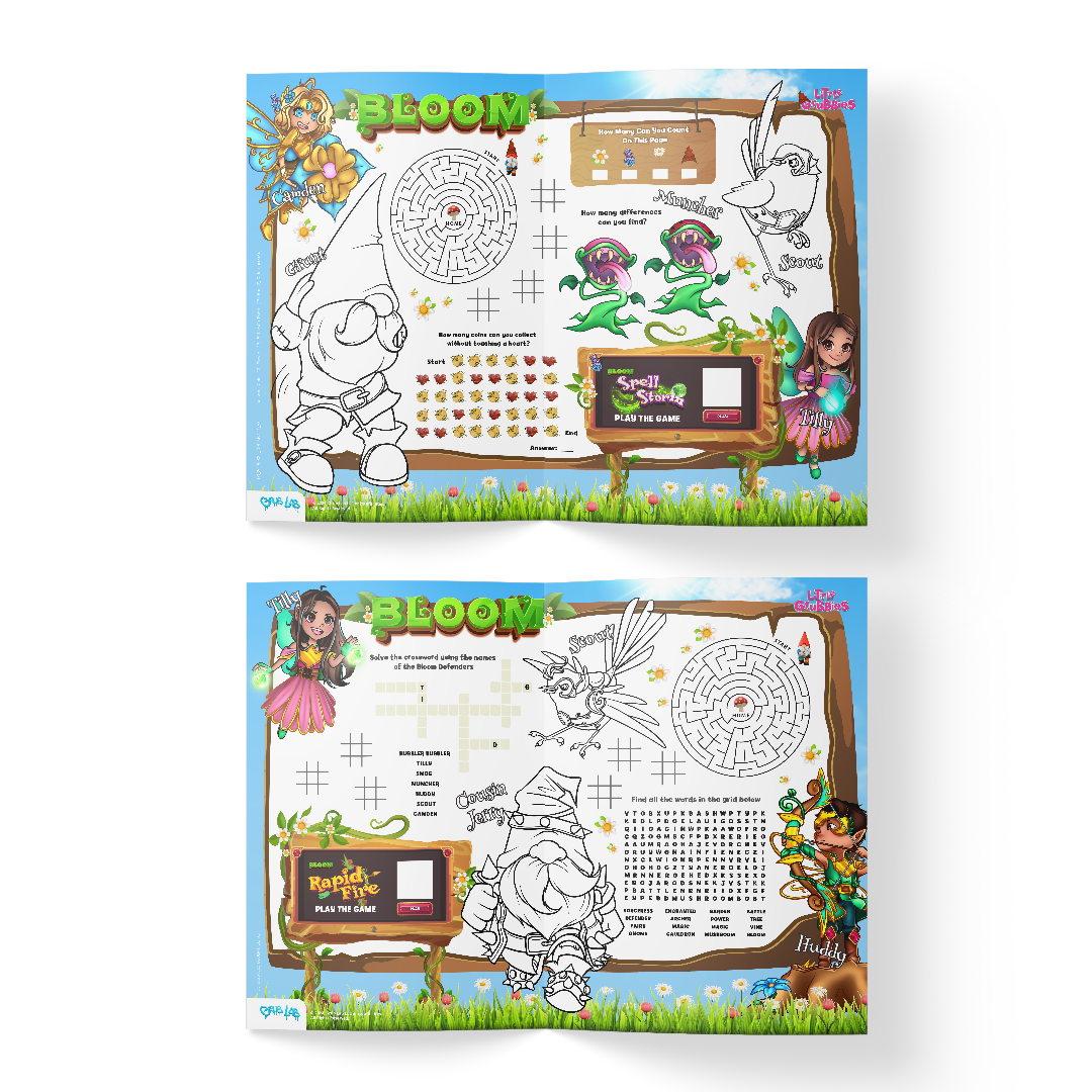 100 Little Grubbies Bloom Booklets