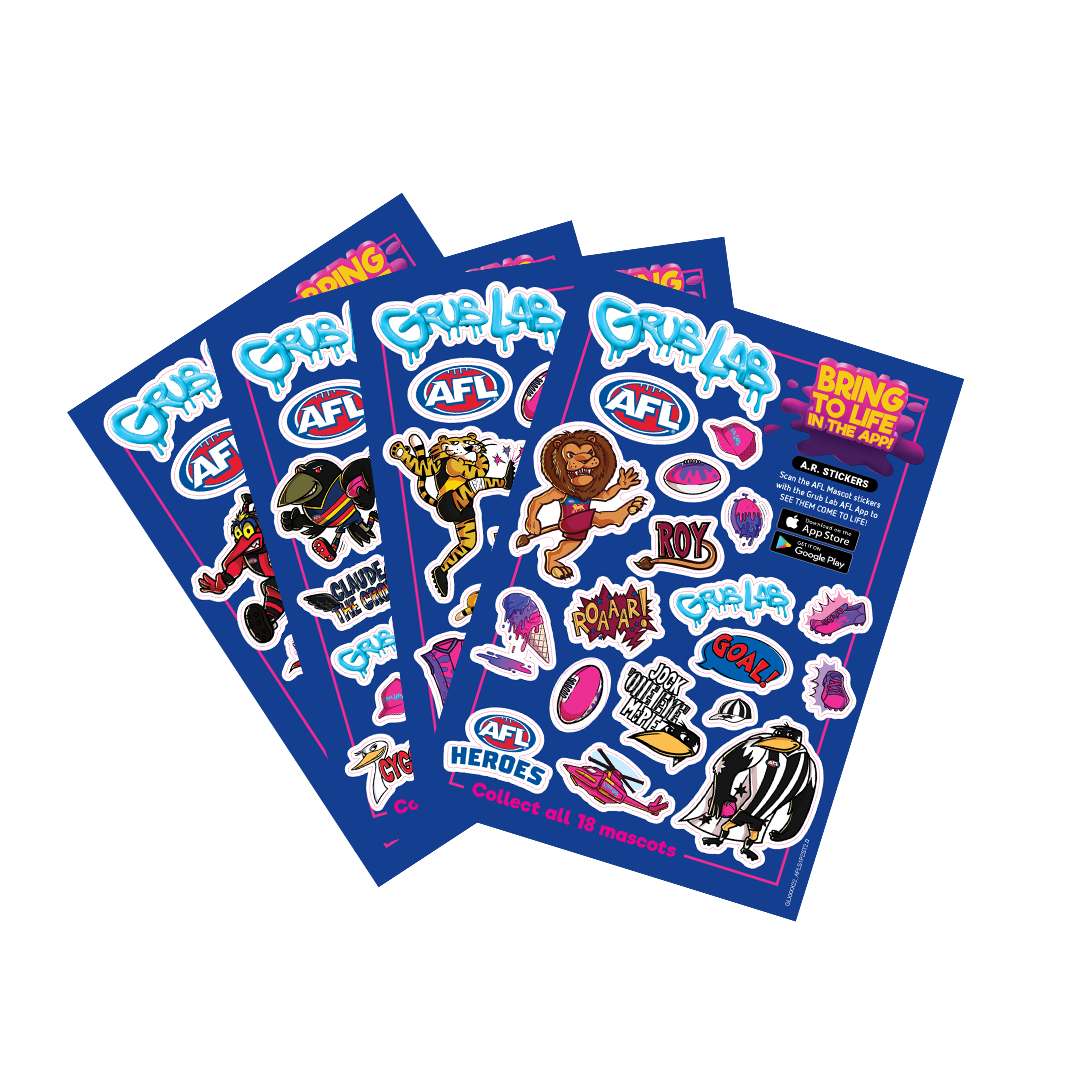 NRL & AFL Sticker Sheets