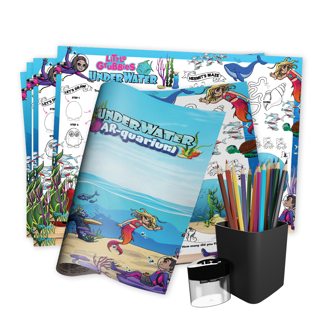 100 x Grub Lab's Little Grubbies Underwater Booklets