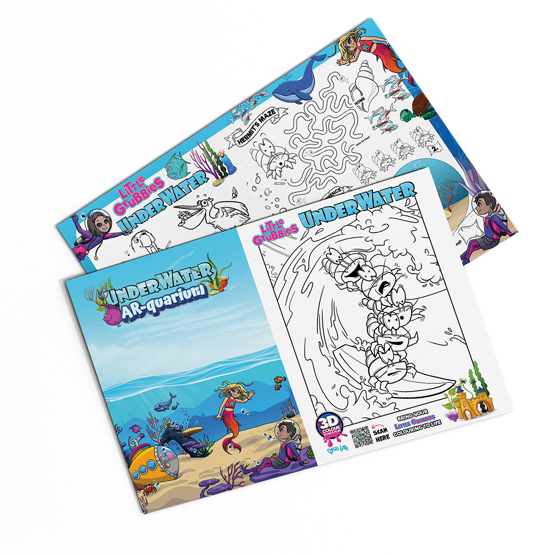 100 x Grub Lab's Little Grubbies Underwater Booklets