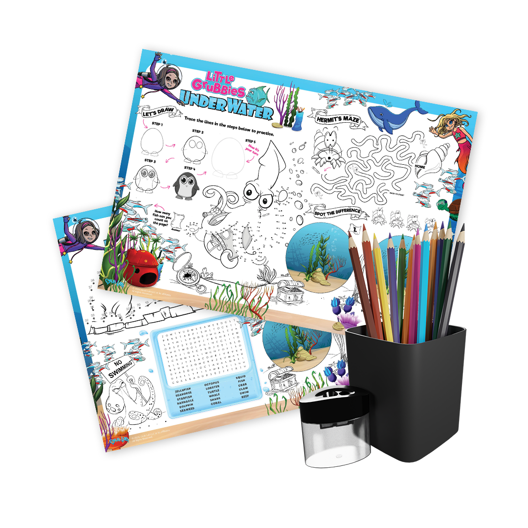 Grub Lab's Little Grubbies Underwater Booklets