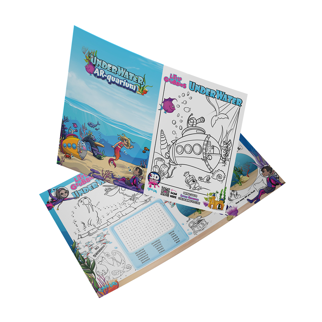 100 x Grub Lab's Little Grubbies Underwater Booklets