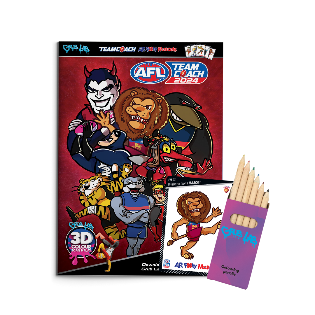Mixed AFL Surprise Books with a Collectable TeamCoach Card