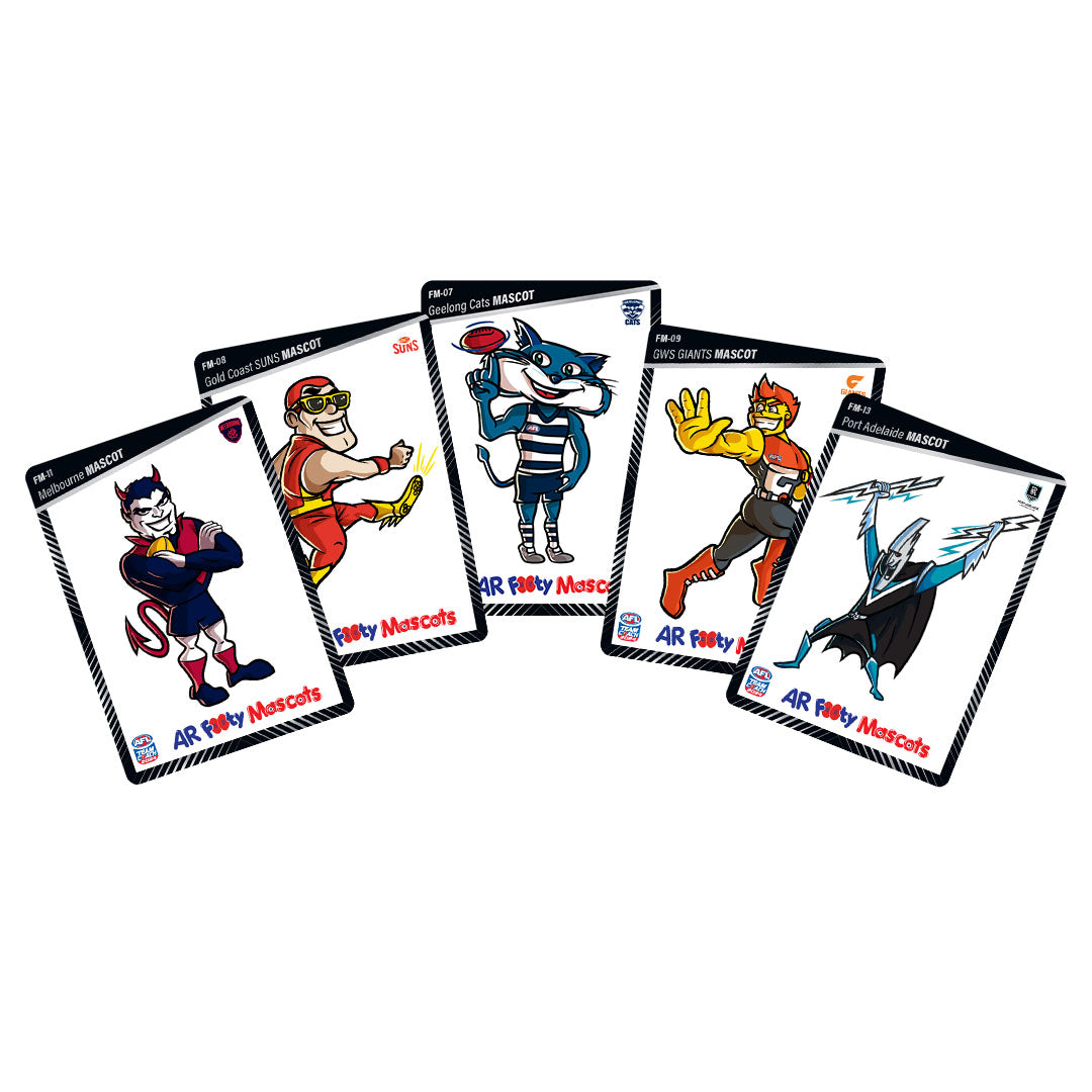 Mixed AFL Surprise Books with a Collectable TeamCoach Card