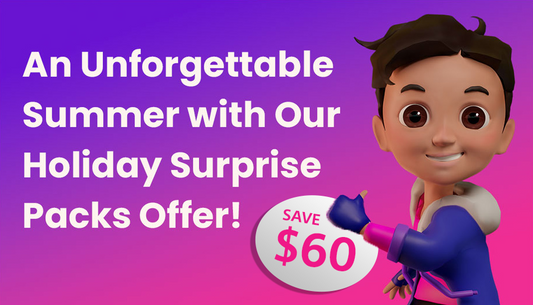Summer Holiday Surprise Packs Offer - 100 Christmas Packs + 100 Little Grubbies Surprise Packs