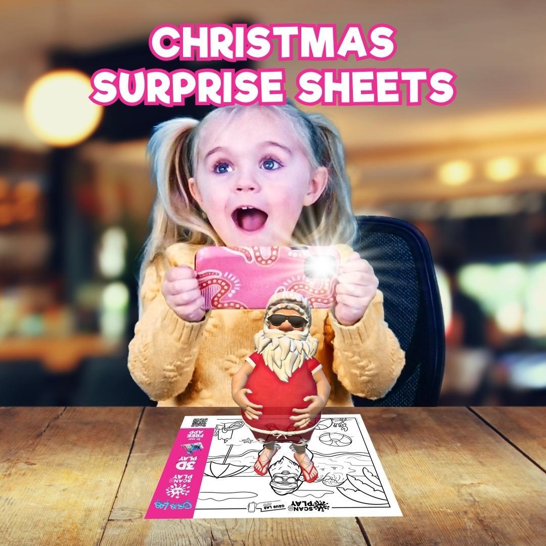 100 Santa Surprise Sheets